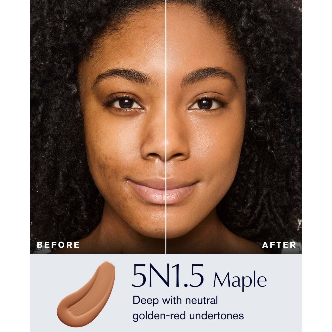 Estee Lauder Double Wear Stay-In-Place Foundation - 5N2 Amber Honey, Deep with neutral subtl