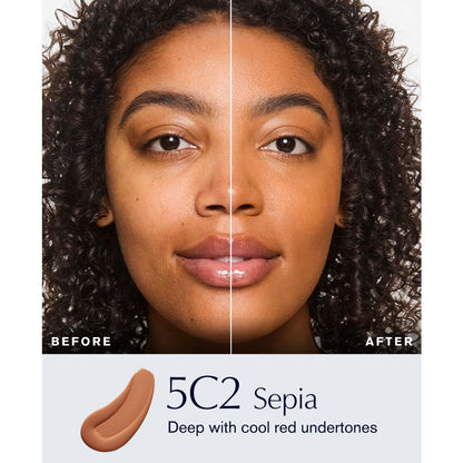 Estee Lauder Double Wear Stay-In-Place Foundation - 5N2 Amber Honey, Deep with neutral subtl