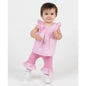 Rare Editions Baby Girls' Embroidered Daisy Sleeveless Top and Capri Pants, 2-Piece Set