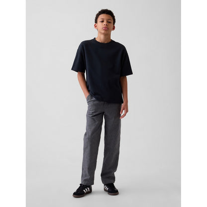 Boys' Linen-Cotton Relaxed Easy Pants