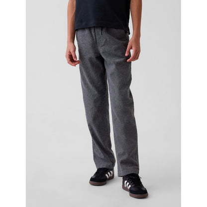 Boys' Linen-Cotton Relaxed Easy Pants