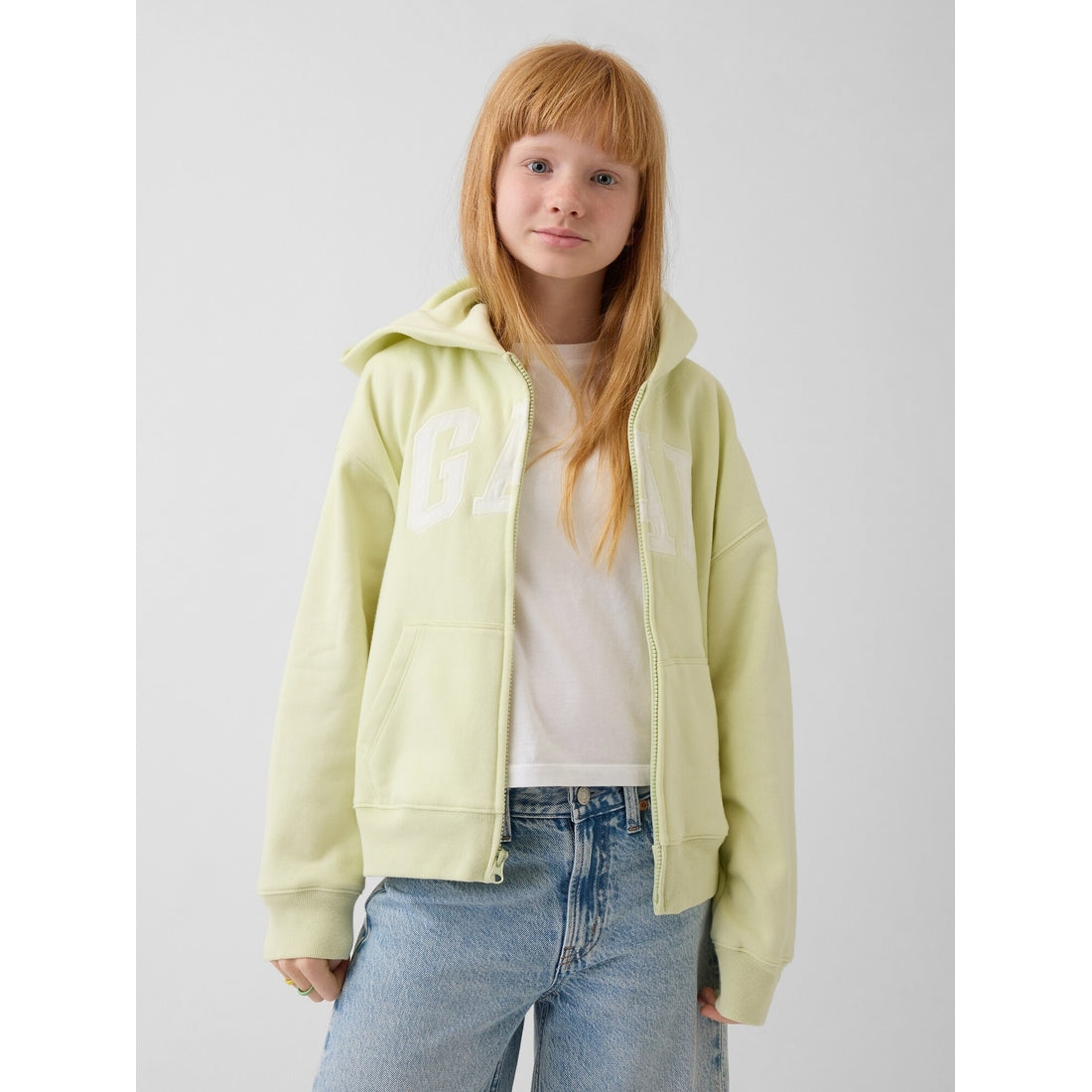 Girls' Vintagesoft Logo Zip Hoodie