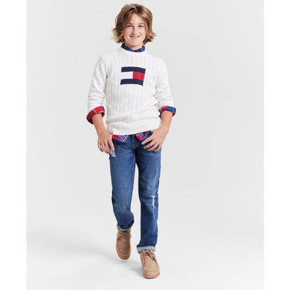 Tommy Hilfiger Big Boys Straight-Fit Niagara Stretch Jeans