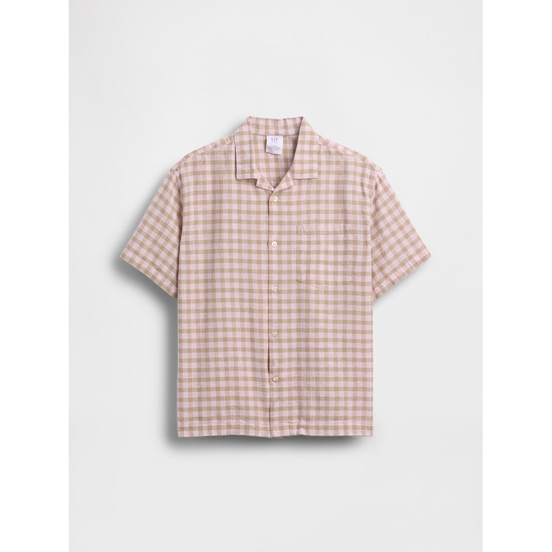 Boys' Linen-Cotton Relaxed Vacay Shirt