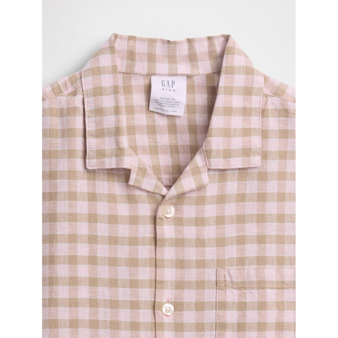 Boys' Linen-Cotton Relaxed Vacay Shirt
