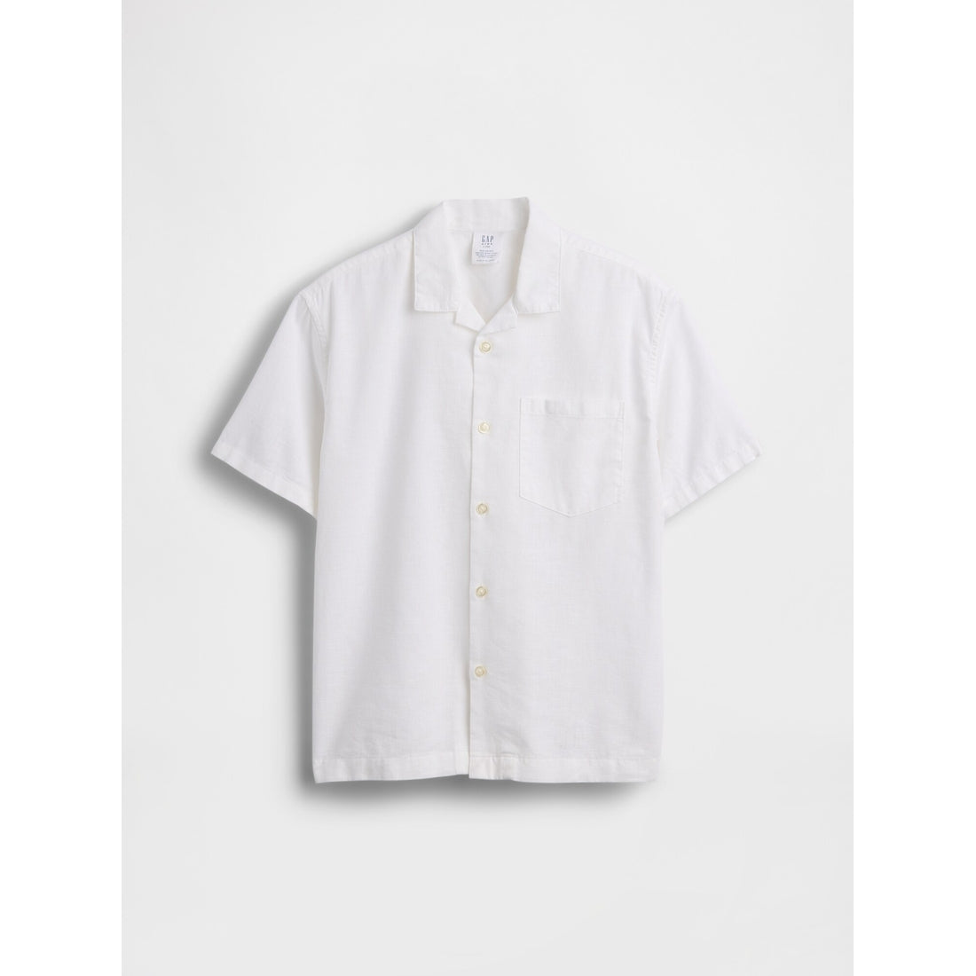 Boys' Linen-Cotton Relaxed Vacay Shirt