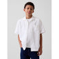 Boys' Linen-Cotton Relaxed Vacay Shirt