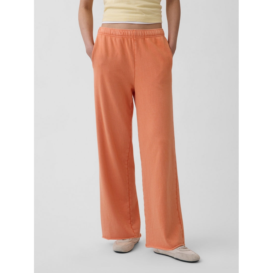 Women's Vintagesoft Terry Wide-Leg Sweatpants