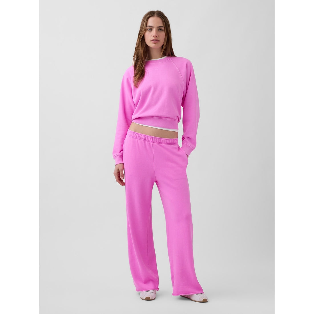 Women's Vintagesoft Terry Wide-Leg Sweatpants
