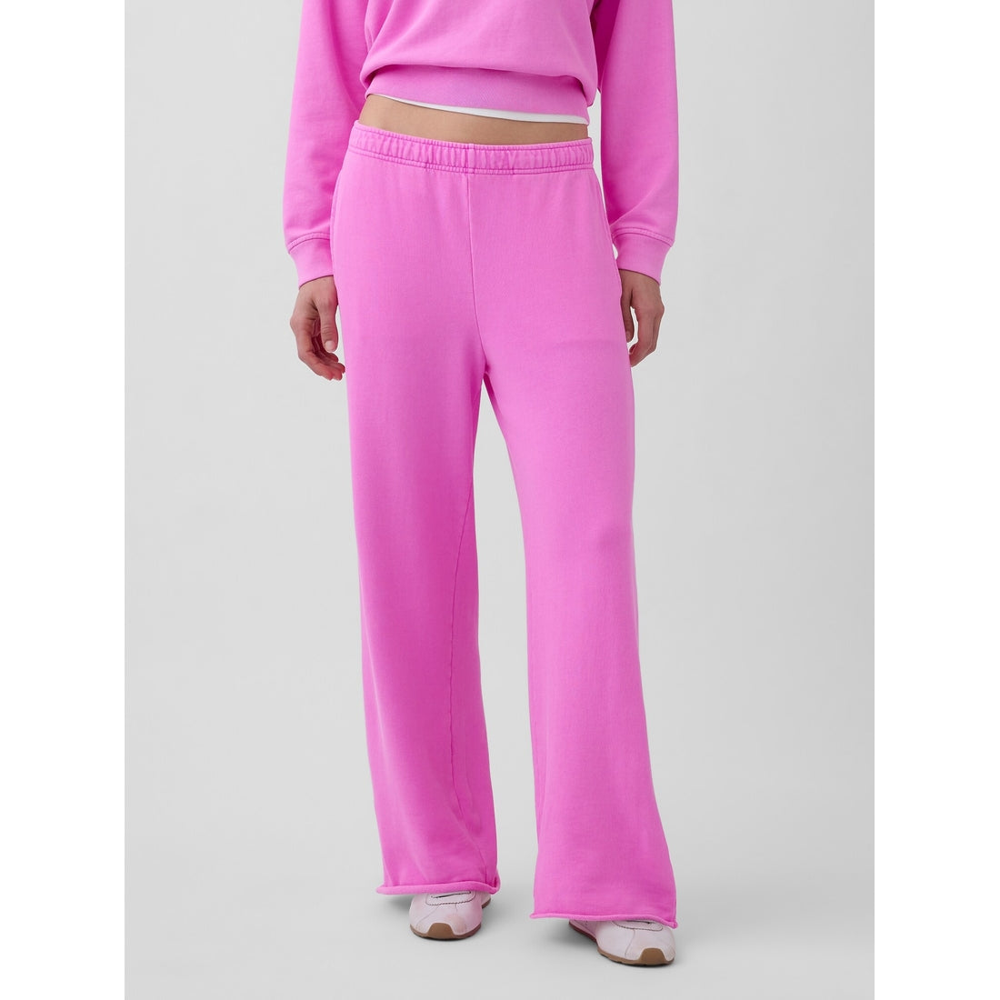 Women's Vintagesoft Terry Wide-Leg Sweatpants