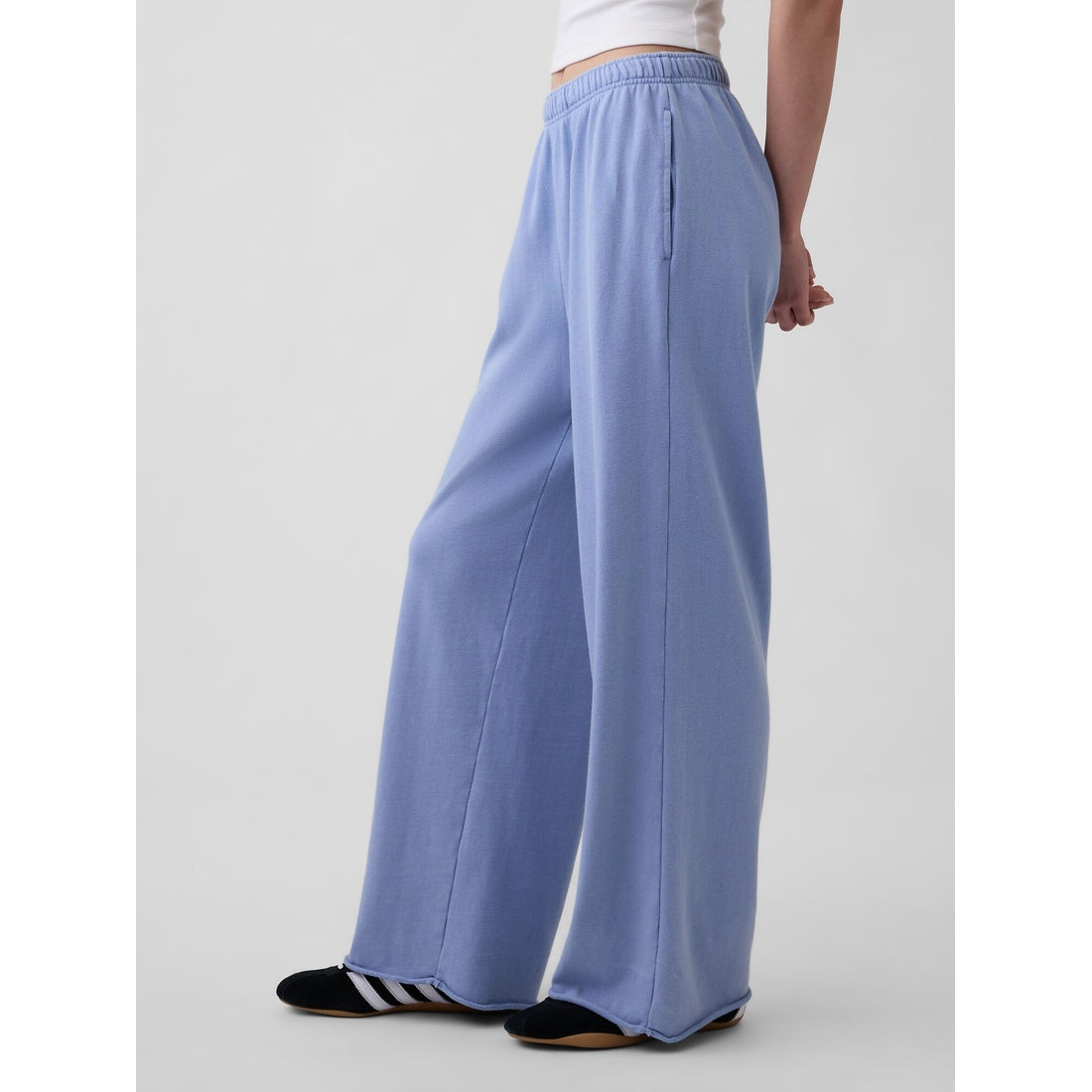Women's Vintagesoft Terry Wide-Leg Sweatpants