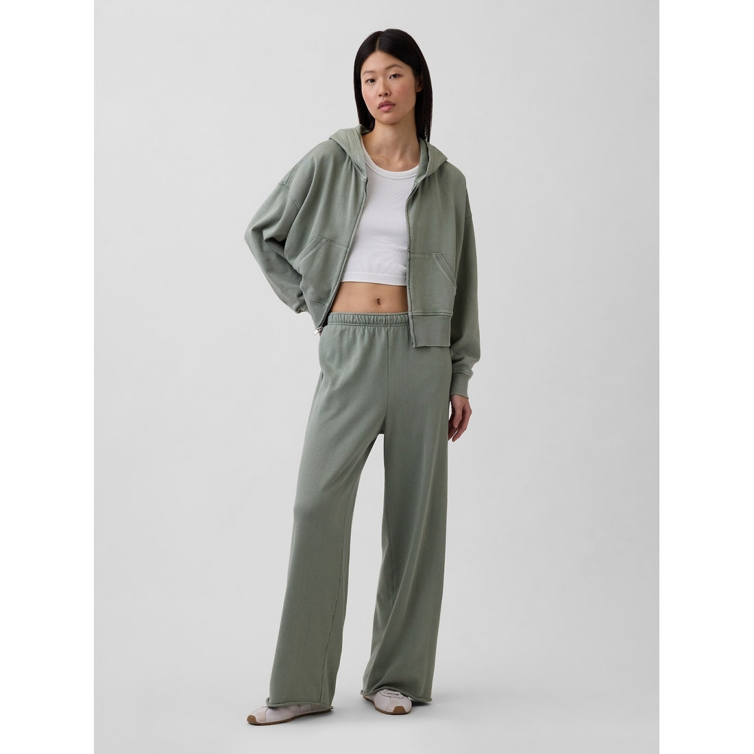 Women's Vintagesoft Terry Wide-Leg Sweatpants