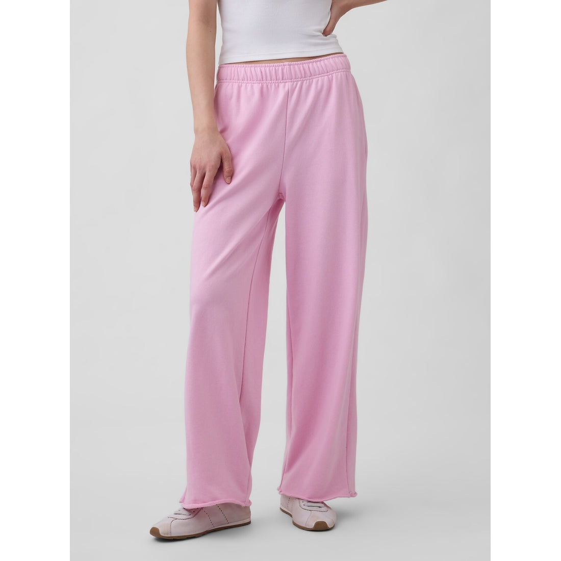 Women's Vintagesoft Terry Wide-Leg Sweatpants
