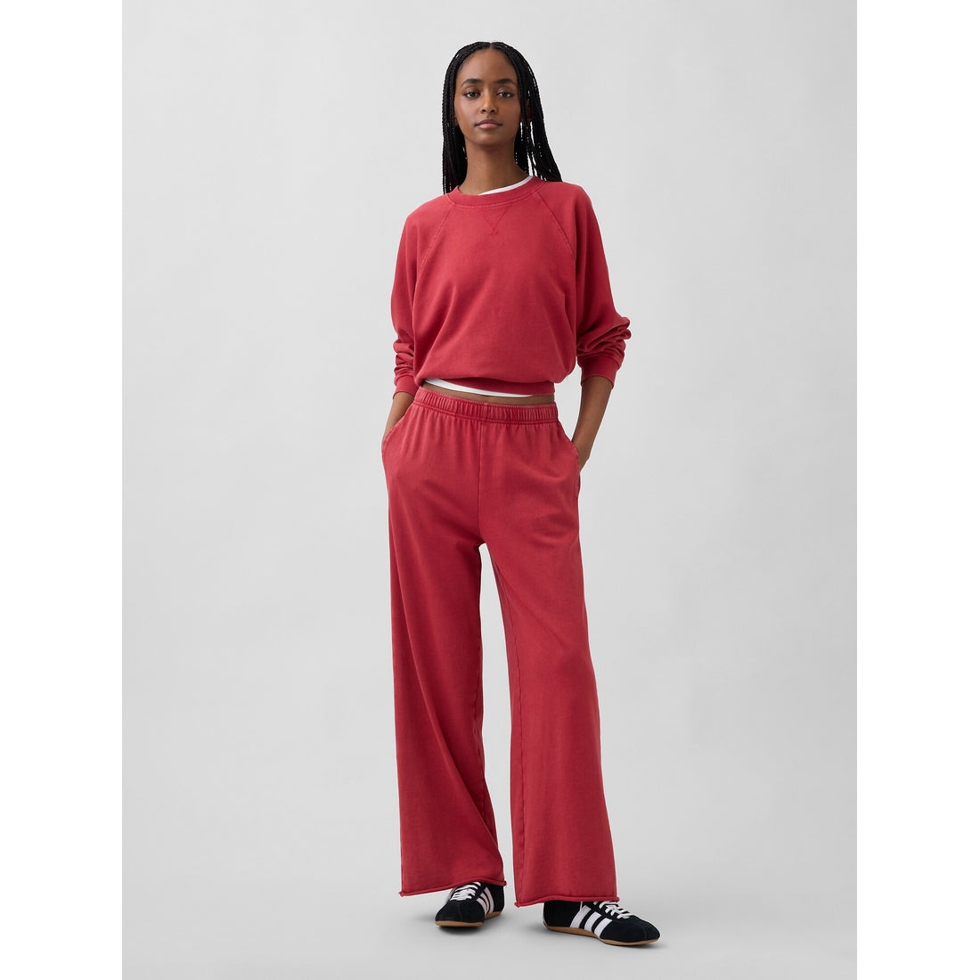 Women's Vintagesoft Terry Wide-Leg Sweatpants