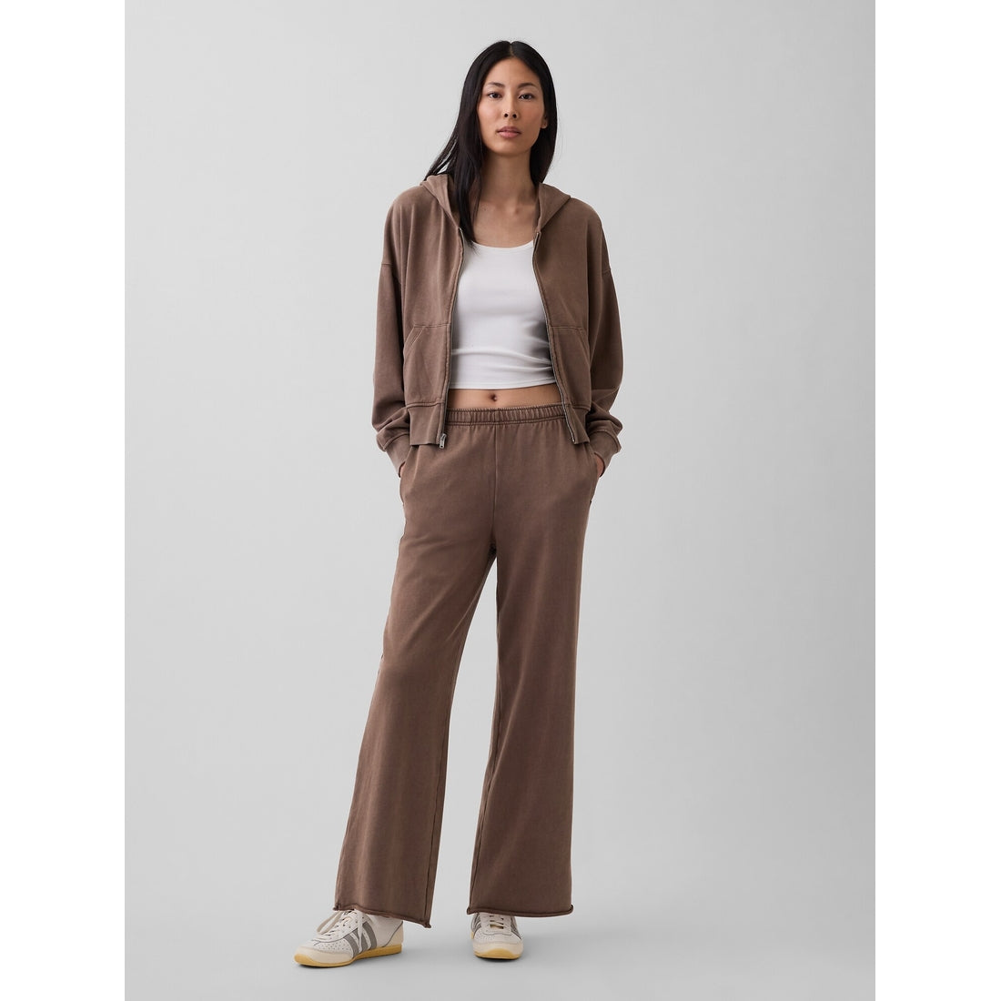 Women's Vintagesoft Terry Wide-Leg Sweatpants