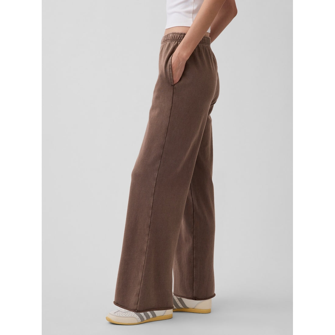 Women's Vintagesoft Terry Wide-Leg Sweatpants