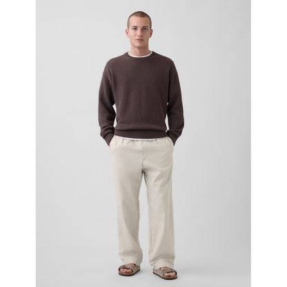 Men's Linen-Cotton Relaxed Taper Pants