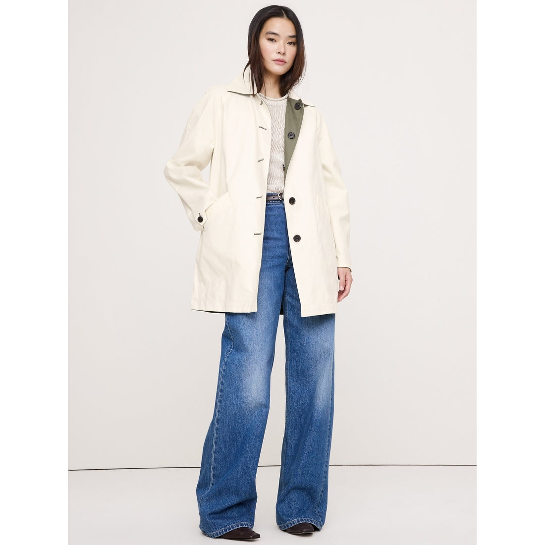Women's Short Reversible Cotton Car Coat