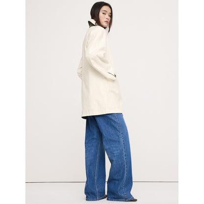 Women's Short Reversible Cotton Car Coat