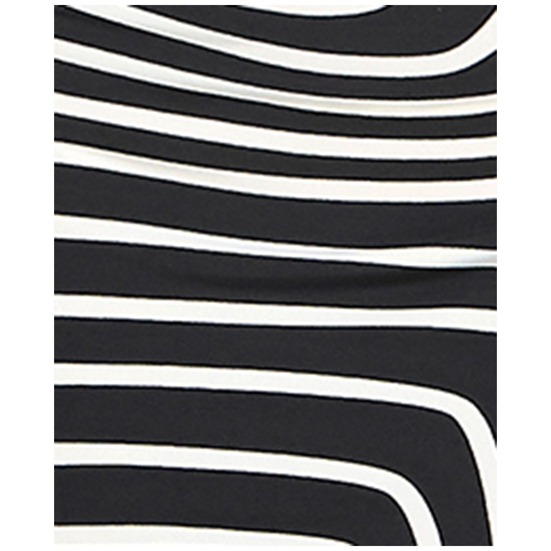 Katia Rae Juniors' Printed Cowl-Neck Sleeveless Dress - Black, Ivory