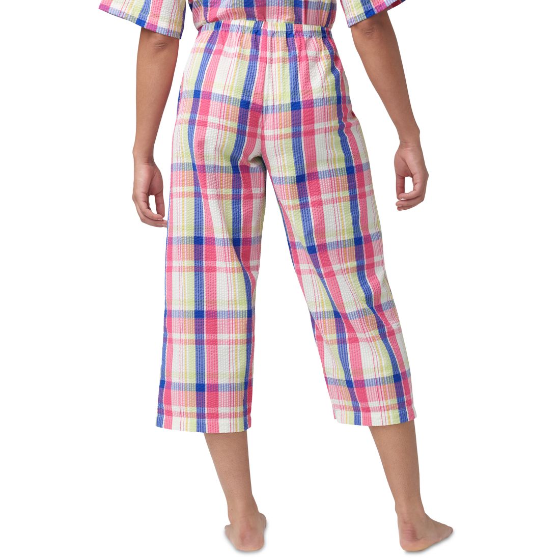 Hue Women's Seersucker Capri Pajama Pants