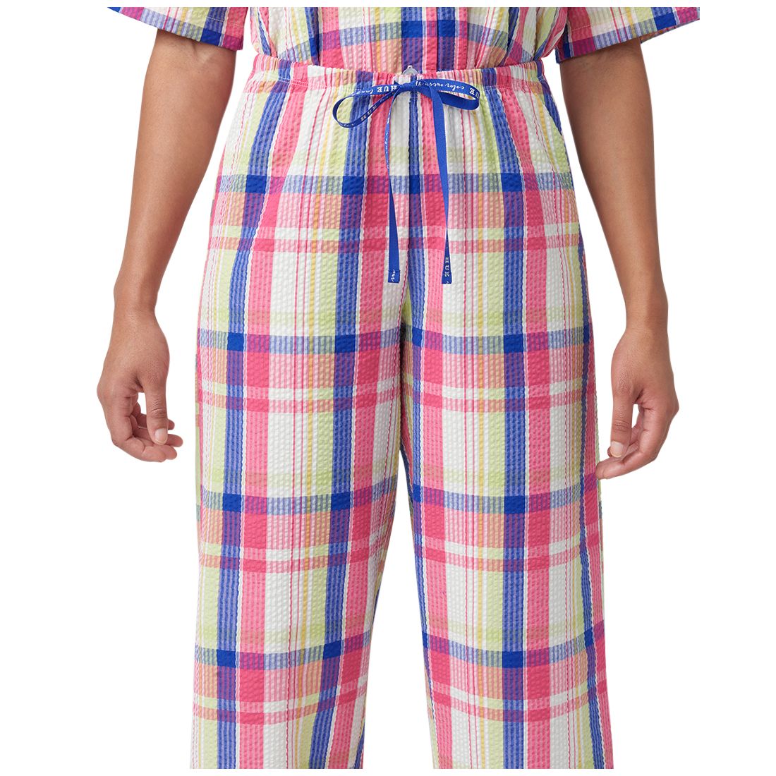 Hue Women's Seersucker Capri Pajama Pants