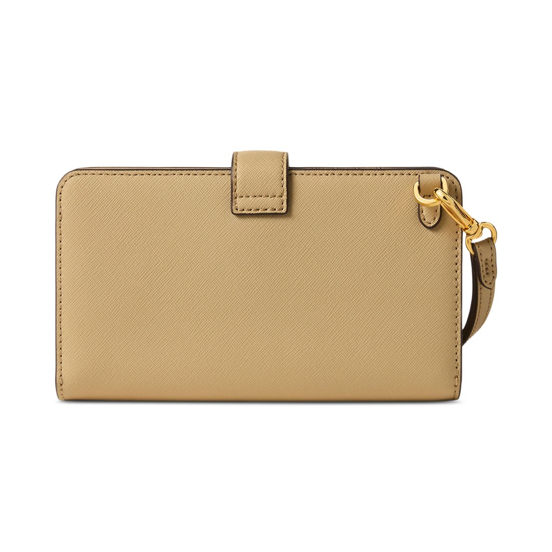 Lauren Ralph Lauren Crosshatch Leather Tech Wristlet