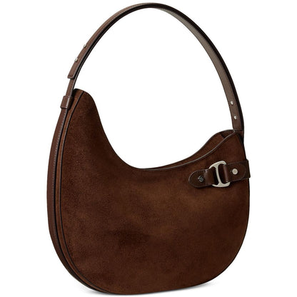 Lauren Ralph Lauren Tasha Medium Suede Shoulder Bag