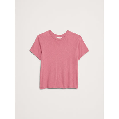 Women's Cotton Slub Crew-Neck T-Shirt