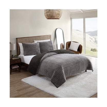 Ugg Polar Faux-Fur Reversible 3-Pc. Quilt Set, King