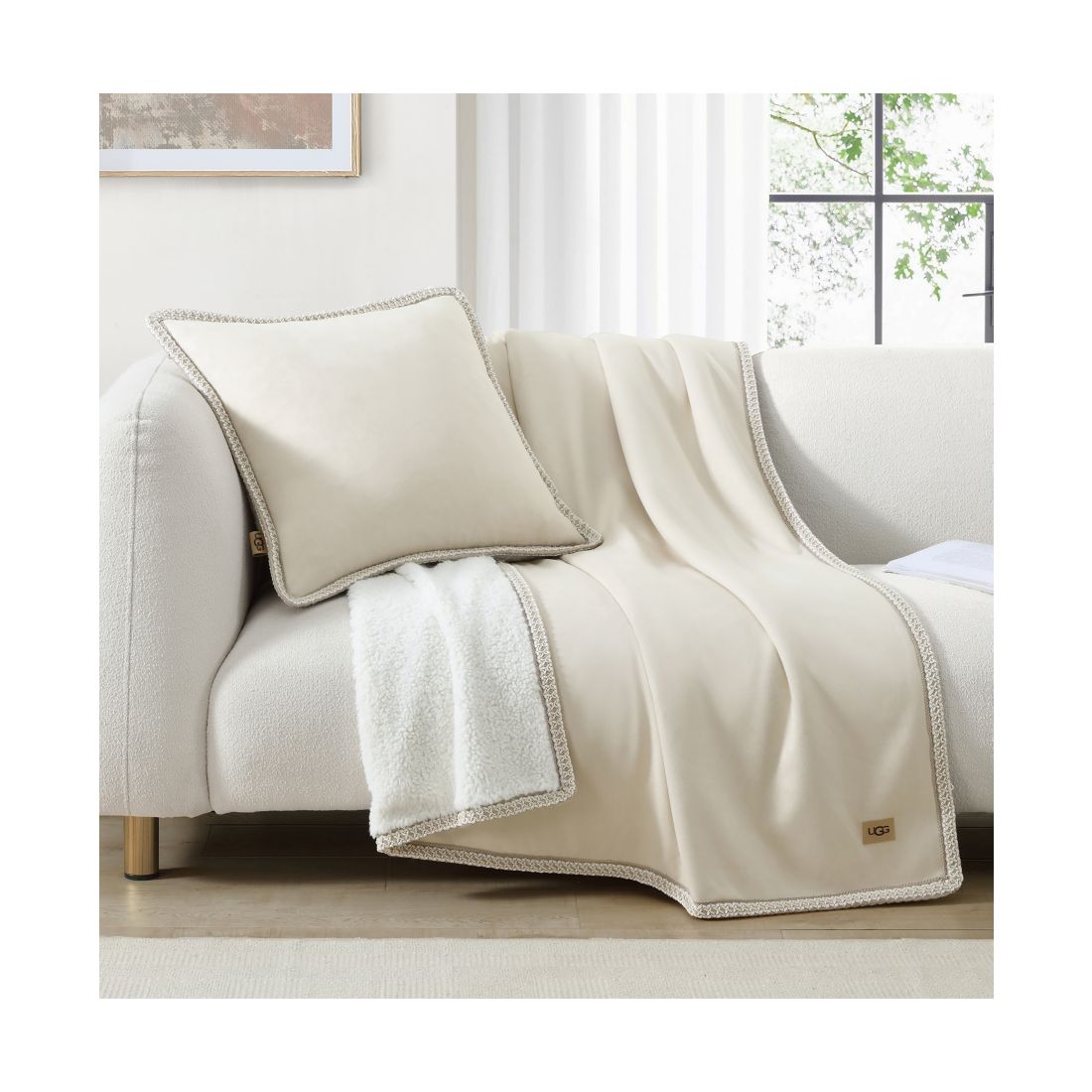 Ugg Kirkwood UGGBraid Decorative Pillow, 20" x 20"