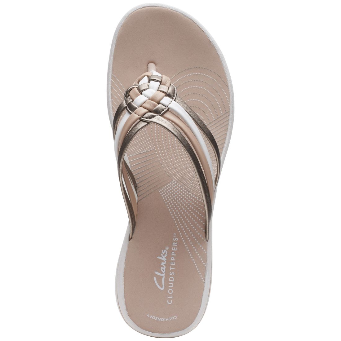 Clarks Women's Breeze Coral Thong Sandals