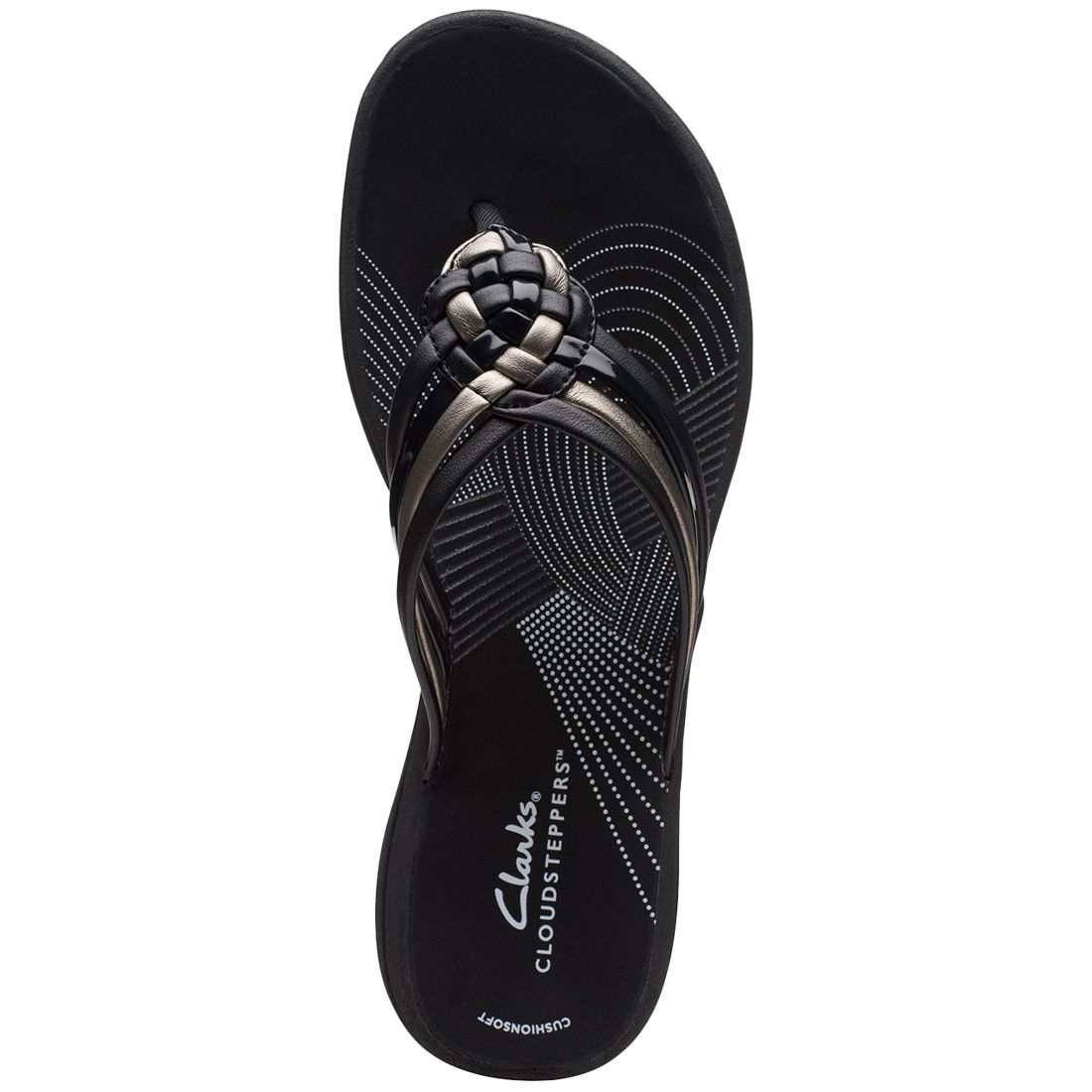 Clarks Women's Breeze Coral Thong Sandals