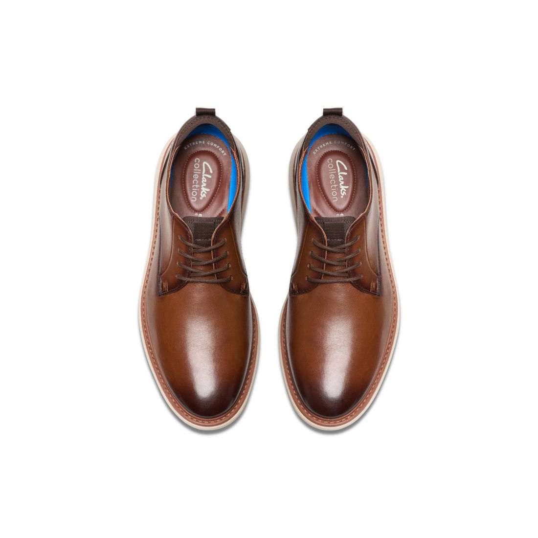 Clarks Collection Men's Brantin Plain Toe Dress Casual Shoes