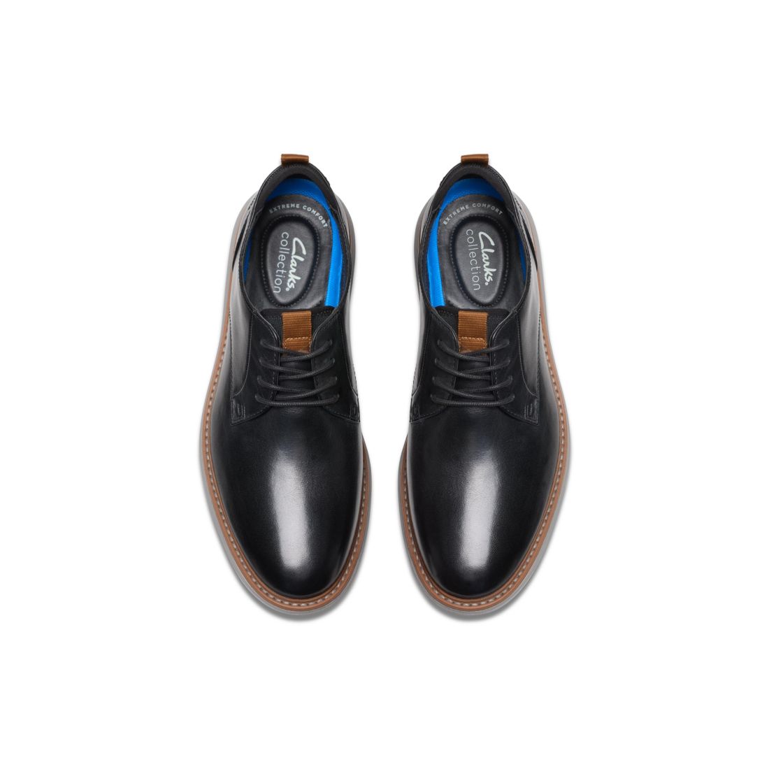 Clarks Collection Men's Brantin Plain Toe Dress Casual Shoes
