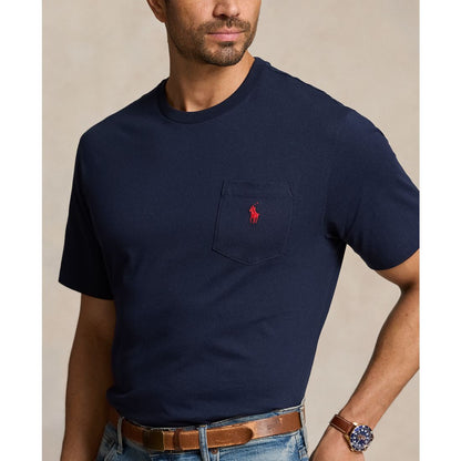 Polo Ralph Lauren Men's Big & Tall Crew-Neck Pocket T-Shirt