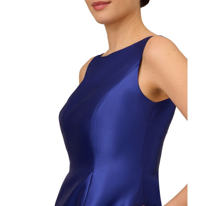 Adrianna Papell Boat-Neck A-Line Dress