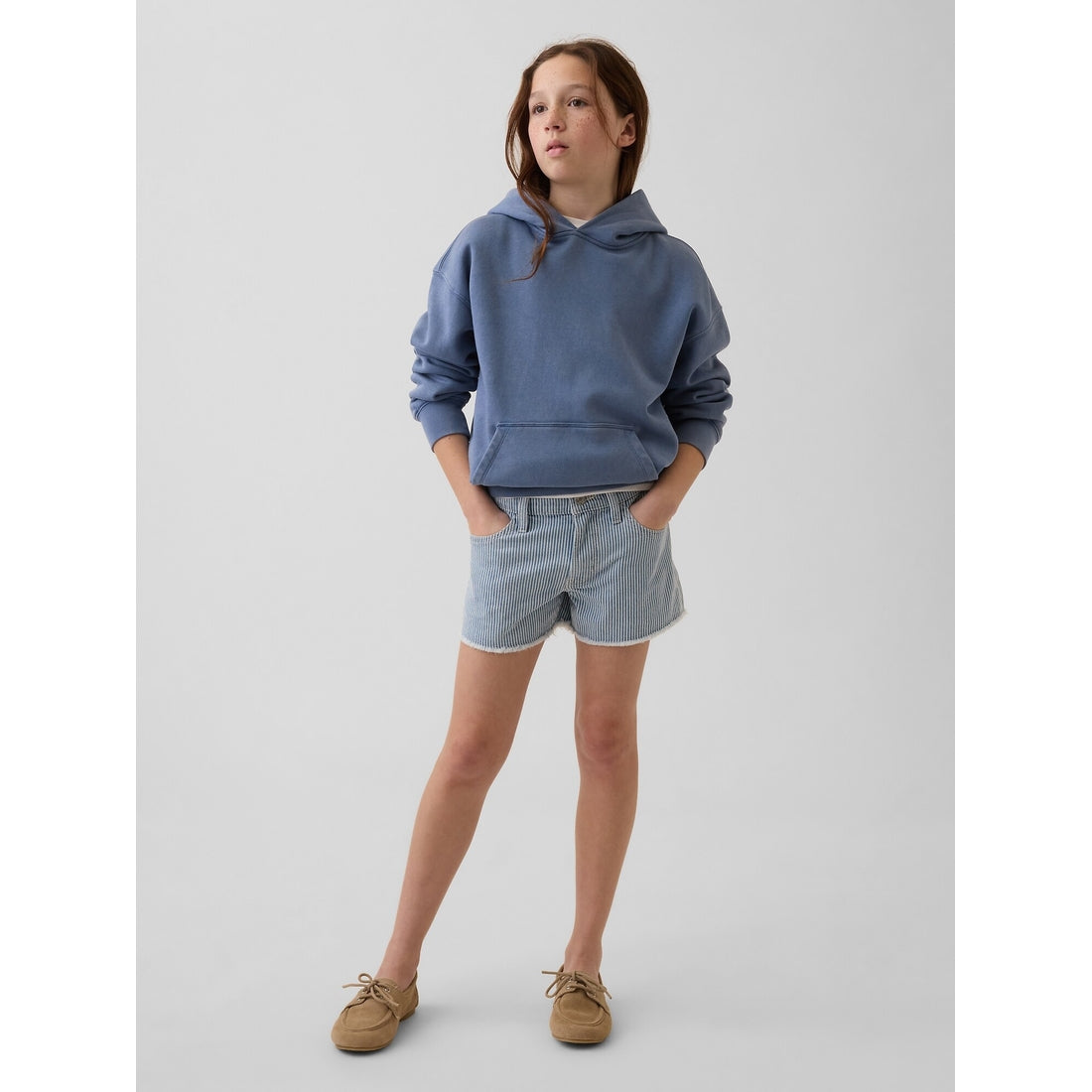 Girls' Low Rise Stride Denim Shorts
