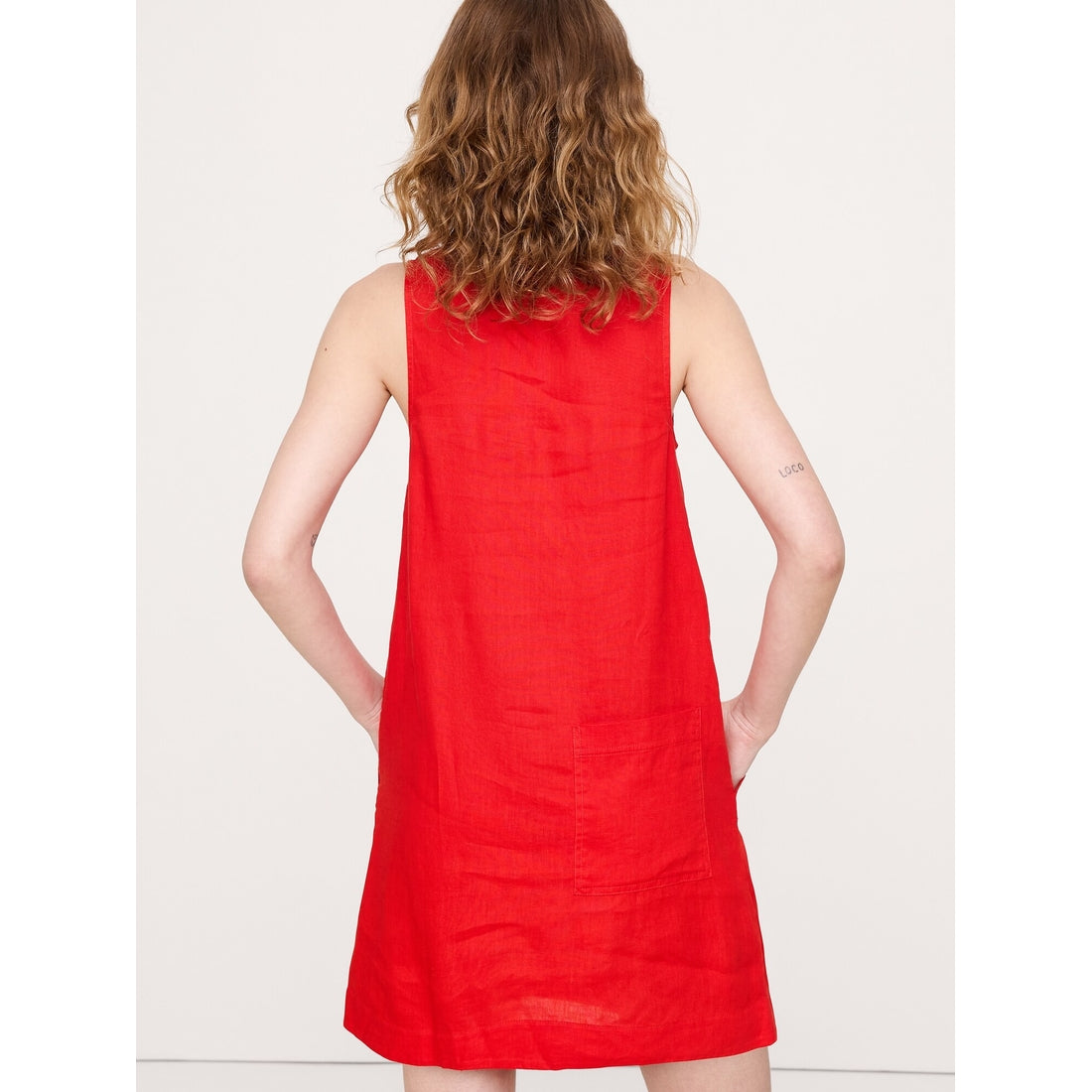 Women's Linen Shift Dress