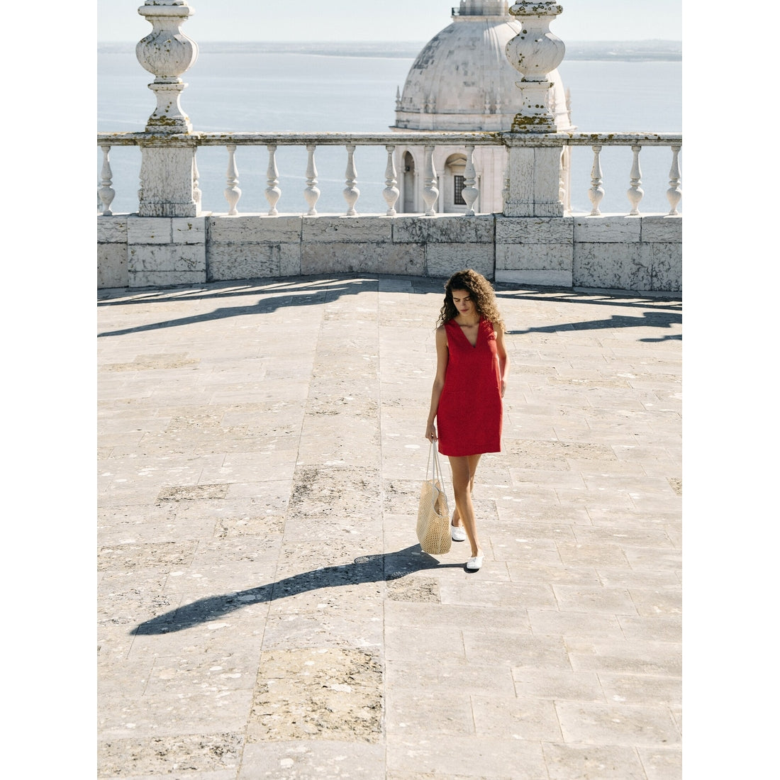 Women's Linen Shift Dress