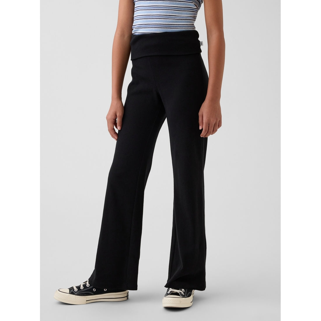 Girls' Foldover Flare Leggings