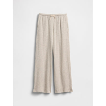 Girls' Waffle Relaxed Easy Wide-Leg Pants