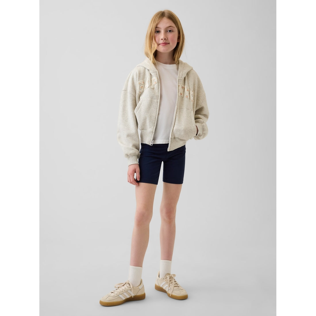 Girls' Foldover Bike Shorts