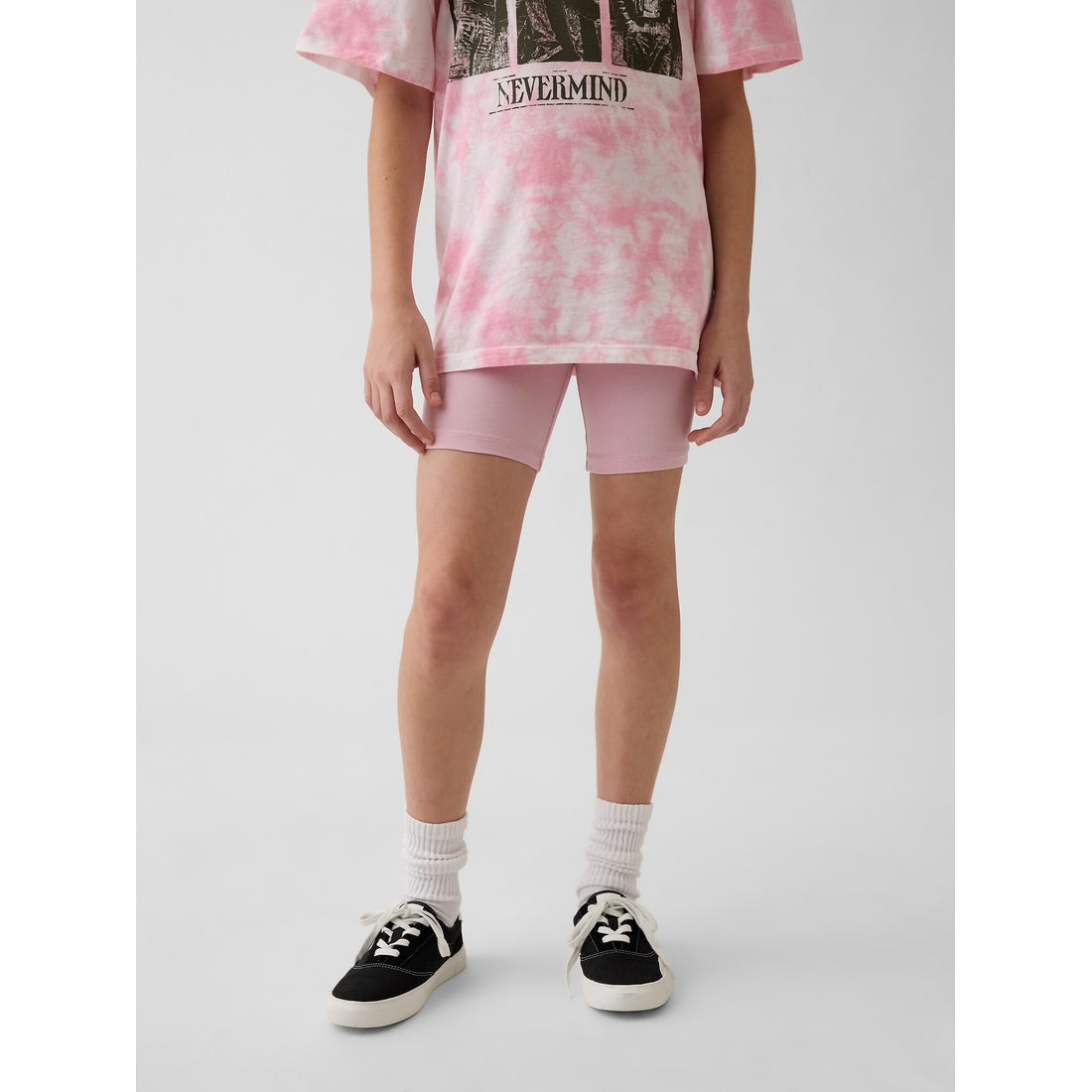 Girls' Foldover Bike Shorts