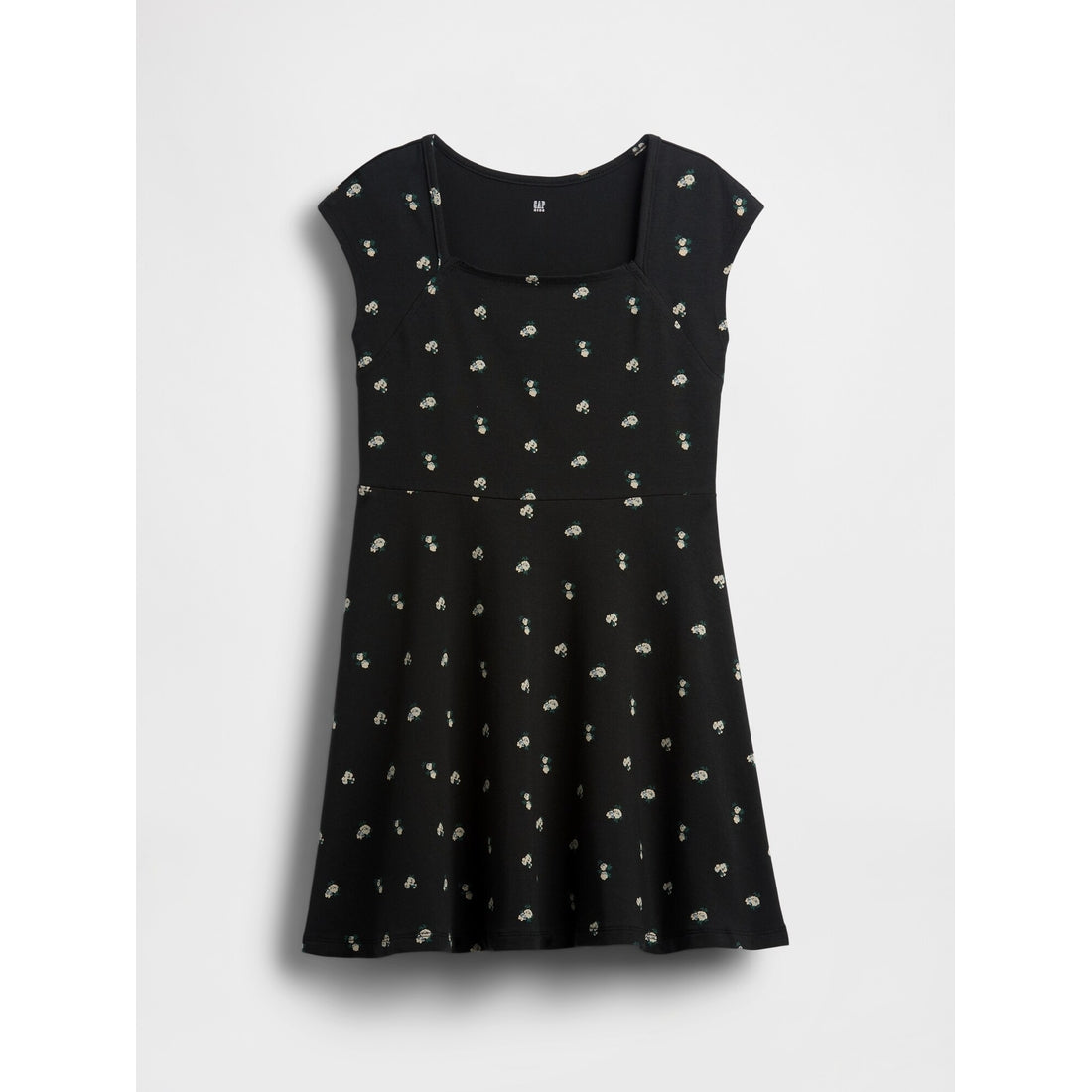 Girls' Jersey Square-Neck Dress