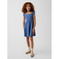 Girls' Jersey Square-Neck Dress