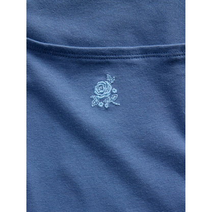 Girls' Jersey Square-Neck Dress