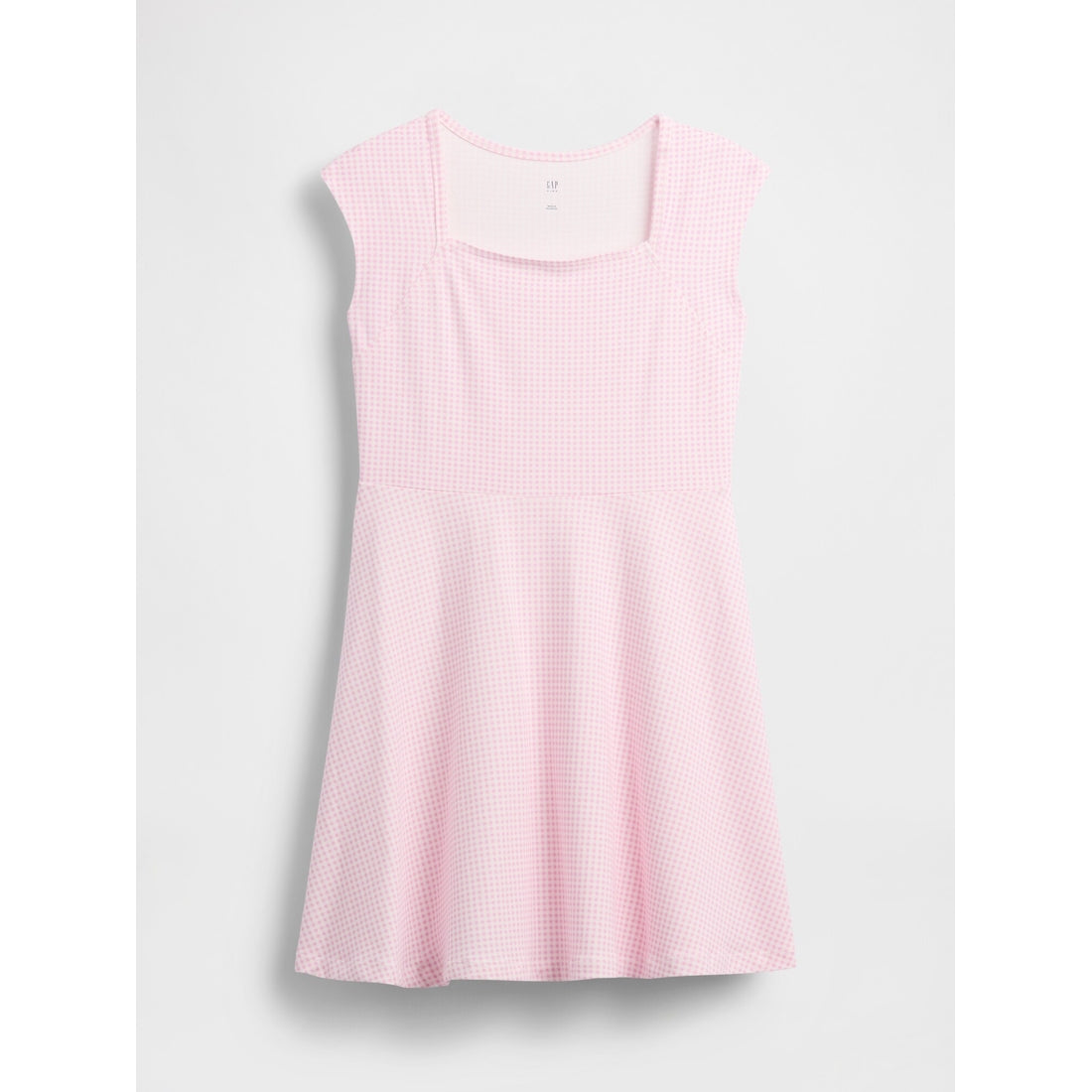 Girls' Jersey Square-Neck Dress
