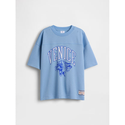 Boys' Mesh Oversized Graphic Jersey T-Shirt