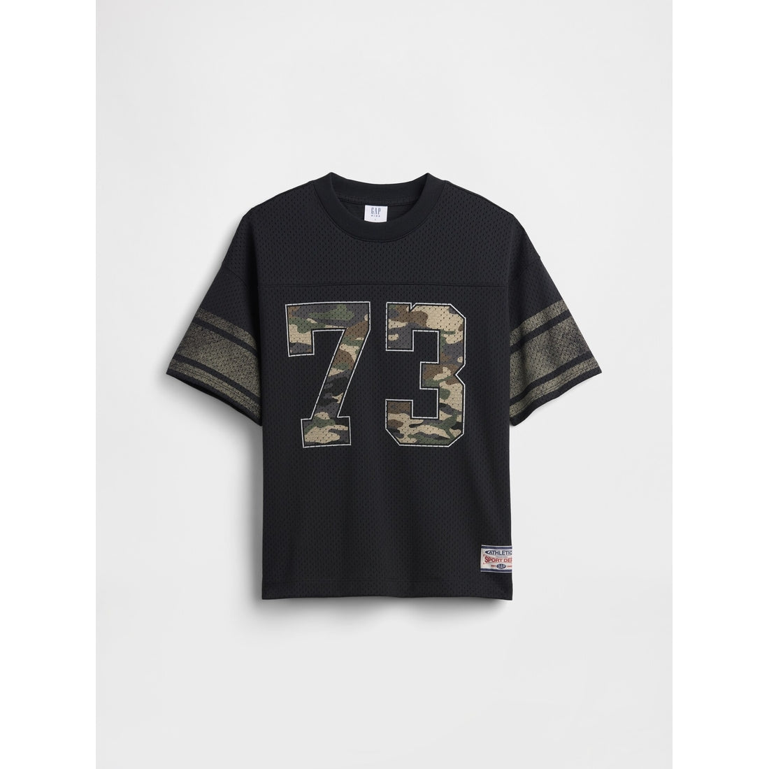 Boys' Mesh Oversized Graphic Jersey T-Shirt